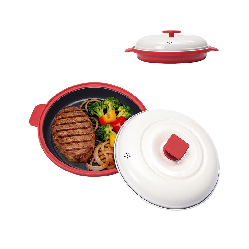 Multi-pentola con grill a microonde a temperatura regolabile